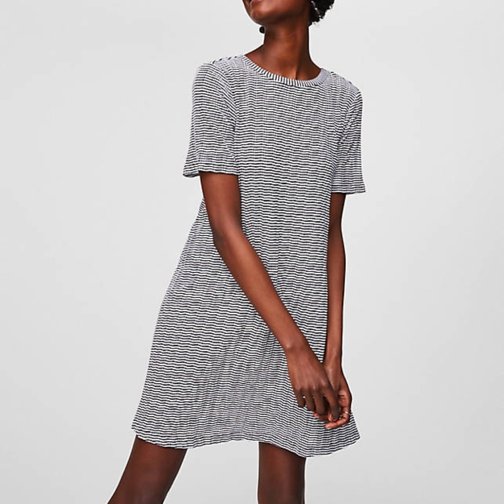 NWT Bow Back Short Sleeve Swing Dress MP - Picture 1 of 7
